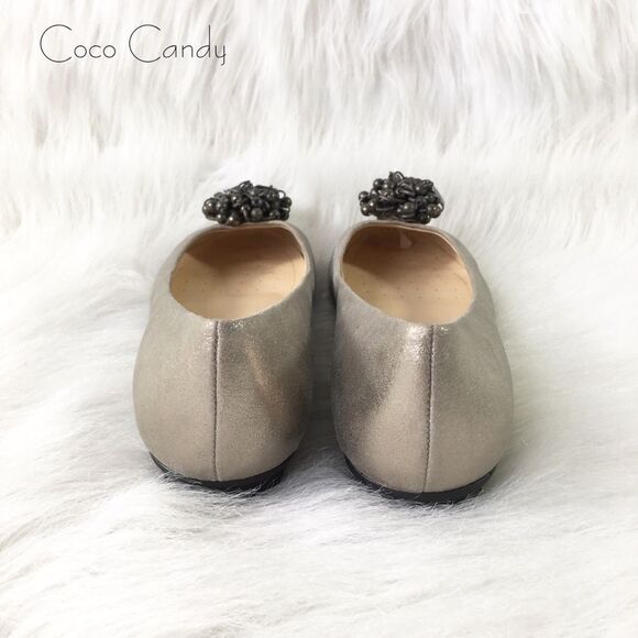 🆕Calvin Klein Mackenzi Gold Metallic Flats - Picture 5 of 8